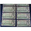 Image 3 : (10) 1967 Canada Centennial $1 Bills - Paper Money