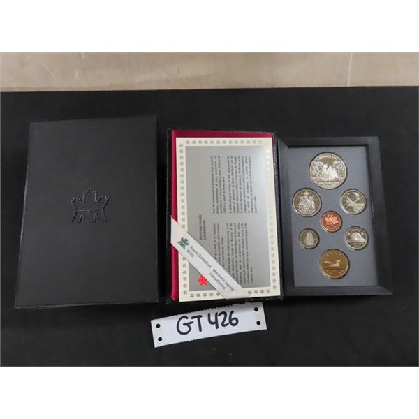 1989 Royal Canadian Mint Specimen Set with Silver Dollar in Presentation