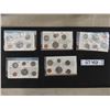 Image 1 : 1974 - 1978 Inclusive Royal Canadian Mint Uncirculated Coin Sets with Envelope