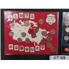 Image 2 : 2 Canada 125 Coin Displays, Provinces 25 cent Coins + Loonie