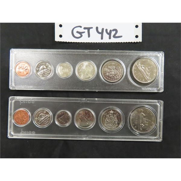 1968 + 1969 Canada Coin Sets in Plastic Holder