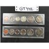 Image 1 : 1968 + 1969 Canada Coin Sets in Plastic Holder