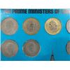 Image 2 : 1970 Shell Oil Company Prime Ministers of Canada Medallions + Display