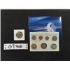 Image 1 : 1999 Royal Canadian Mint Uncirculated Coin Set + 1999 Nunavut $2 Coin