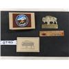 Image 1 : Jasper National Park Centennial Buffalo Plaque with Box + Literature