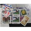 Image 2 : Wooden Box with Assorted Canada + World Stamps - some Uncirculated,