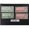 Image 1 : (2) 1954 Canada $1 Bills + (2) $2 Bills