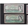 Image 2 : (2) 1954 Canada $1 Bills + (2) $2 Bills