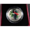 Image 2 : 2014 Canada 25 cent Colored Coin - The Scarlet Tanager in Gift Box - Royal Canadian Mint
