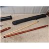 Image 2 : 2 Pool Cues in Travel Bags - Both Dufferin