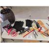 Image 1 : Garden Package ; Tree Pruner, Hand Spade, BBQ Scraper, Feeder, Lights,