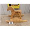 Image 1 : Small Wooden Hand Made Rocking Horse 17" by 24" 