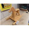 Image 2 : Small Wooden Hand Made Rocking Horse 17" by 24" 