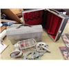 Image 1 : Portable Bar in Suitcase ( no stuff), Aladdin Lunch Box, Industrial Light, 
