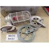 Image 2 : Portable Bar in Suitcase ( no stuff), Aladdin Lunch Box, Industrial Light, 