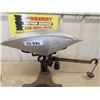 Image 2 : Burrows Stewart 240lb Table Scale Brass Beam Scale with Scoop
