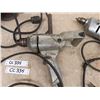 Image 3 : 3 Heavy Duty Electric Power Tools; Angle Grinder, 3/8" + 1/2" Drill