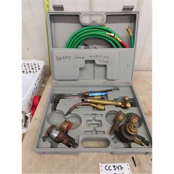 Power Fist Oxy / Acetylene Torch Kit ; Hose, Regulators, Cutting Torch, 