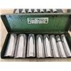 Image 3 : 1/4" Socket Kit SK Tools Deep Sockets 3/8" to 13/16", SK Torque Bits, 