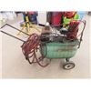 Image 2 : Portable Air Compressor with Military Aircraft Oxygen Tank - Great Look! 