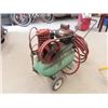 Image 3 : Portable Air Compressor with Military Aircraft Oxygen Tank - Great Look! 