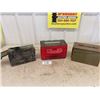 Image 1 : 3 Assorted Metal Ammo Boxes