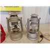Image 4 : 5 Barn Lanterns - 2 Converted to Electric ; Beacon, Fourhand, Made
