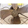 Image 2 : General Electric G-1684-T Brass Blade Table Fan 15" Blade - Works, 