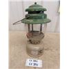 Image 1 : Coleman Model 237 Portable Lantern - Chrome Bottom with Green Top