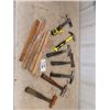 Image 1 : Assorted Hammers + Handles ; Eastwing Roofers, Eastwing Claw, Stanley, 