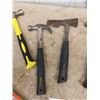 Image 2 : Assorted Hammers + Handles ; Eastwing Roofers, Eastwing Claw, Stanley, 