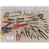 Image 1 : Large Assortment; Pliers, Snips, Side Cutters