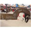 Image 2 : T. Eatons 240 lb Brass Beam Table Scale with Scoop