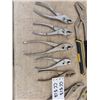 Image 4 : Assorted Channel Lock Pliers, Regular Pliers, Riveters