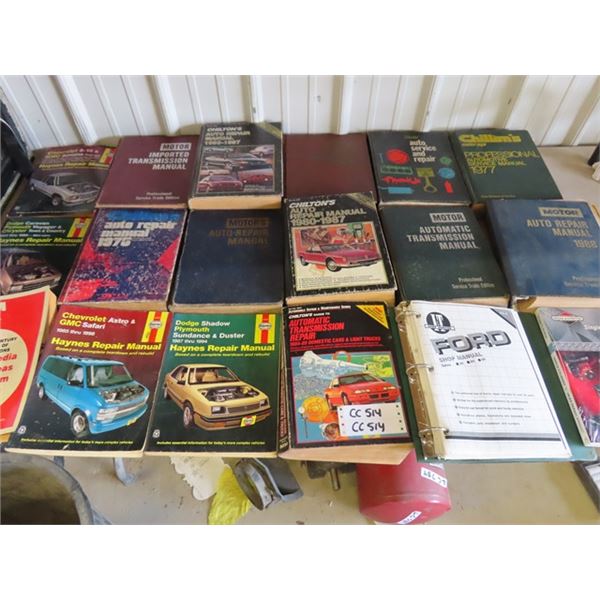 Assorted Manuals ; Chilton, Motor, Haynes ; Chevy S-10, Chevy Astro 