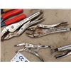 Image 3 : Assoted Vice Grips, Wire Crimpers, Pipe Wrench