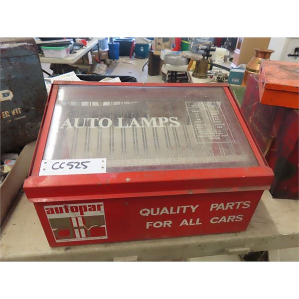 Autopar Counter Top Light Bulb Display Cabinet 10
