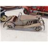 Image 3 : Assorted Decorative Cars _ Fire Trucks; Plastic, Wood, Metal - Longest 16" 