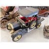 Image 4 : Assorted Decorative Cars _ Fire Trucks; Plastic, Wood, Metal - Longest 16" 