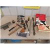 Image 1 : Assorted Auto Body Wedges, Hammers, Pry Bars, Anvil Engraver, Soldering Gun