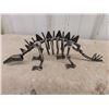 Image 2 : Home Made Scrap Metal Dinosaurs 13" on Longest , 2 Aluminum Décor 