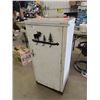 Image 1 : White Metal Cabinet with 4 Shelves 13" x 19" x 42" 