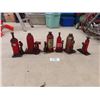 Image 1 : 6 Assorted Hydraulic Bottle Jacks - up to 12 Tons