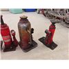 Image 4 : 6 Assorted Hydraulic Bottle Jacks - up to 12 Tons