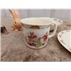 Image 4 : 3 Beatrix Potter Bunnykins Cup/ Plate/ Bowl, Assorted Bunny Figures,