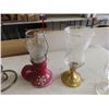 Image 7 : Assorted Glassware ; Wine Glasses, Decanter, Candle Holders, plus more