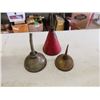 Image 3 : Brass Blow Torch, Oilers, Cobblers Cast Iron Mandrel, Ice Tongs, Shovels