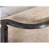 Image 2 : Cast Metal Hand Pump, 2 Cast Steel Wheels/ Pulleys ; 8.5" + 10" wide