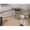 Image 3 : Cast Iron Tea Pot, Sausage Stuffer, Galvanized Tool Box, Meat Grinder, Press