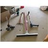 Image 4 : Gas Powered Weed Eater, 6 Tine Hay Fork, Floor Squeegee, Fiskars Dandelion